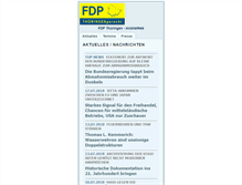 Tablet Screenshot of m.fdp-thueringen.de