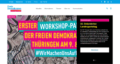 Desktop Screenshot of fdp-thueringen.de
