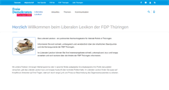 Desktop Screenshot of lexikon.fdp-thueringen.de